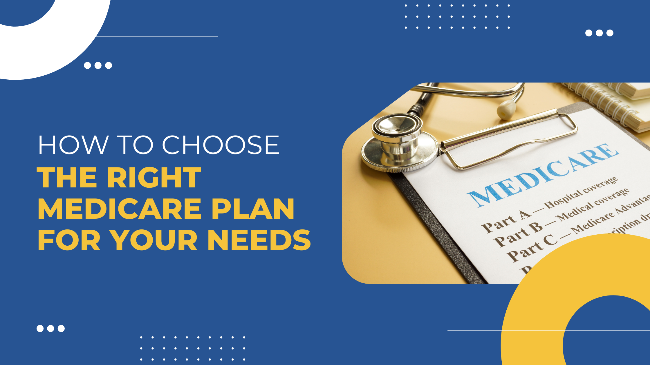 Read more about the article How to Choose the Right Medicare Plan for Your Needs